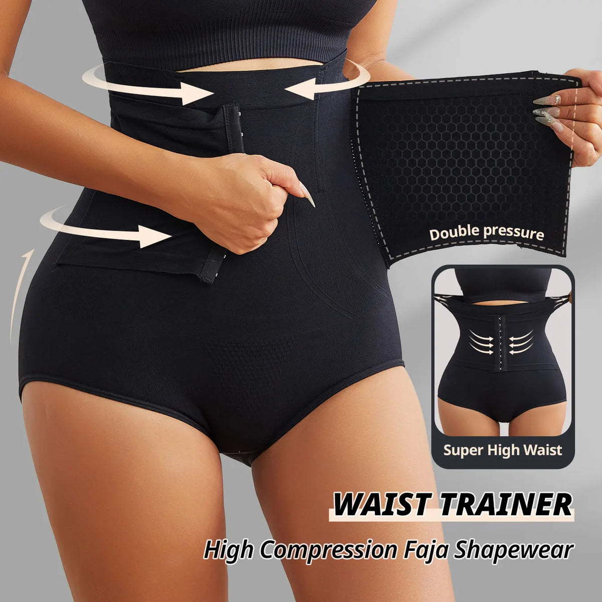 Waist-Cinch High-Waist Brief