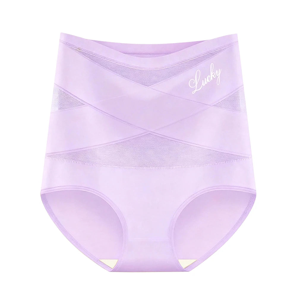 High-Waist Cross-Panel Brief