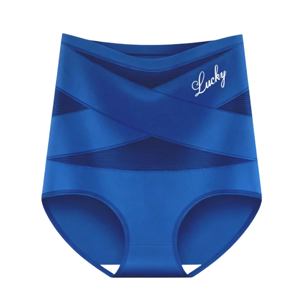High-Waist Cross-Panel Brief