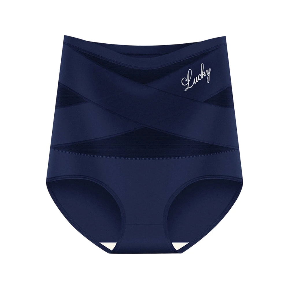 High-Waist Cross-Panel Brief
