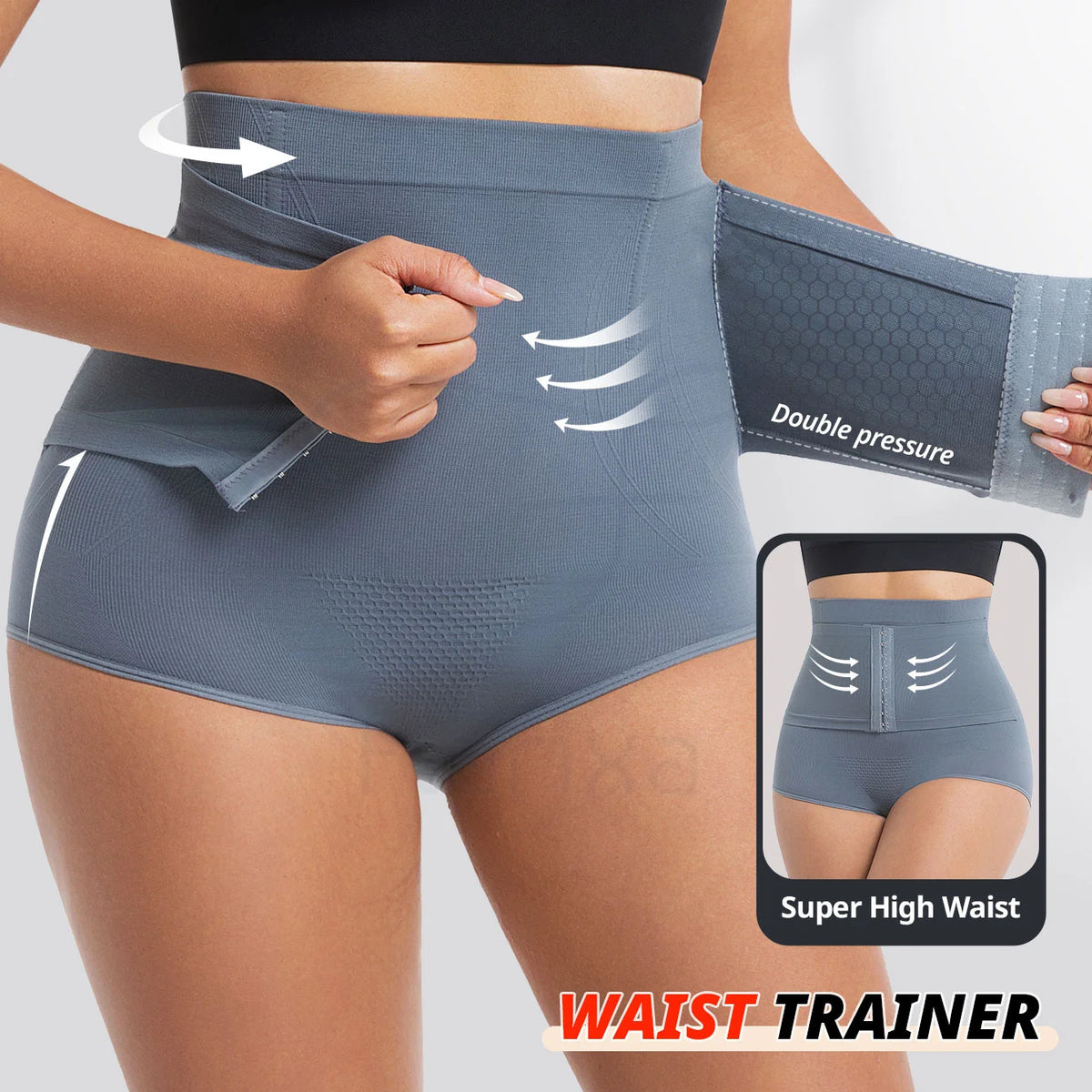 Waist-Cinch High-Waist Brief