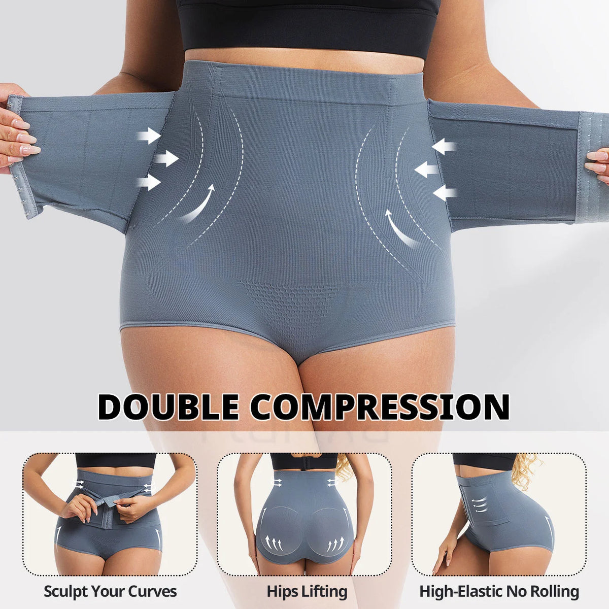 Waist-Cinch High-Waist Brief