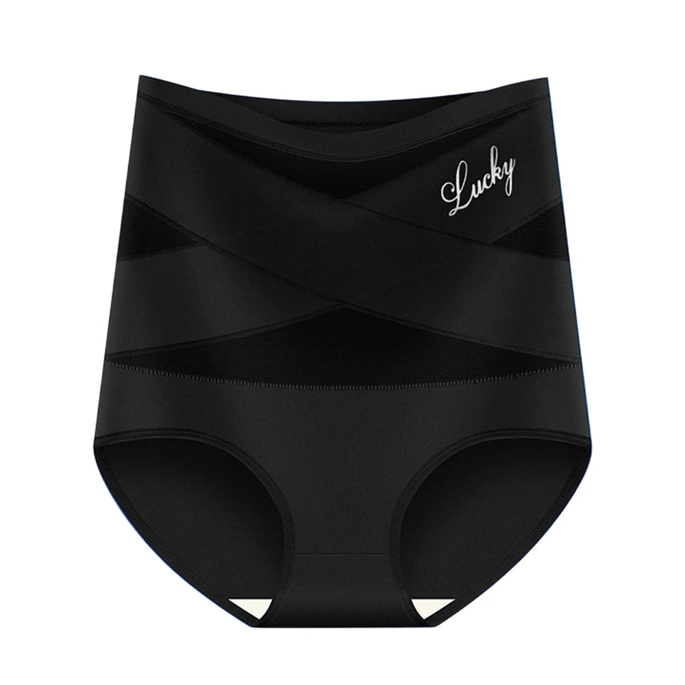 High-Waist Cross-Panel Brief