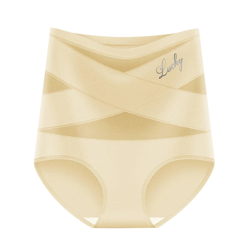 High-Waist Cross-Panel Brief
