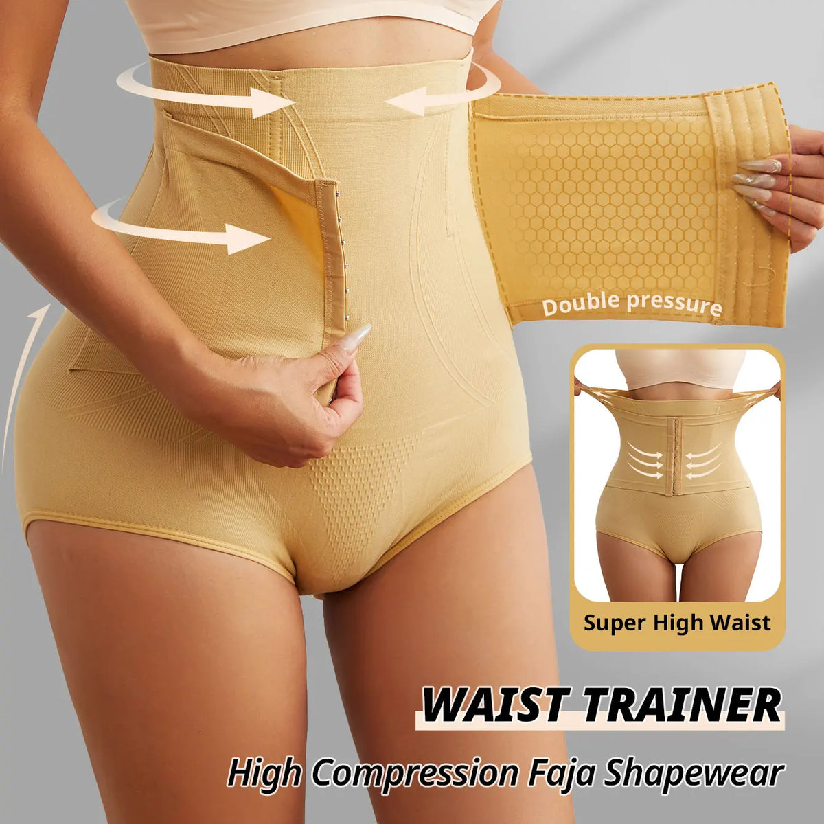 Waist-Cinch High-Waist Brief